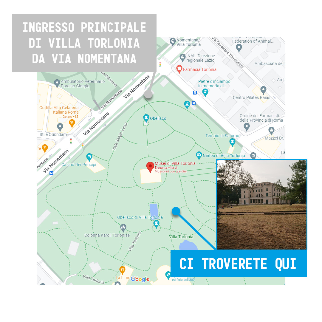 mappa villa torlonia